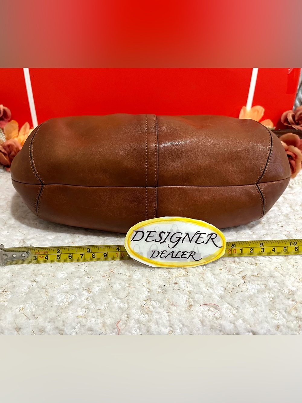 COACH Vintage Ergo British Tan Leather Hobo Shoulder Bag 9226 VGC! HTF! 💎💎 - Picture 9 of 14